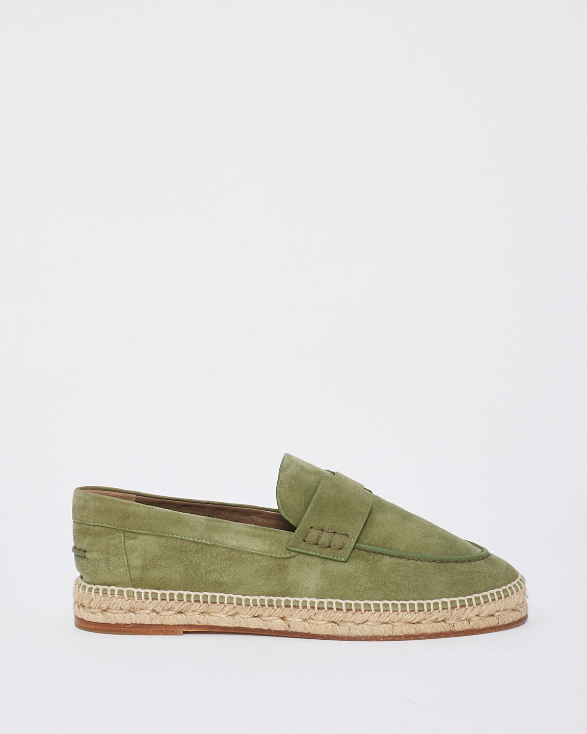 Hermès Green Suede Trip Espadrilles - 40