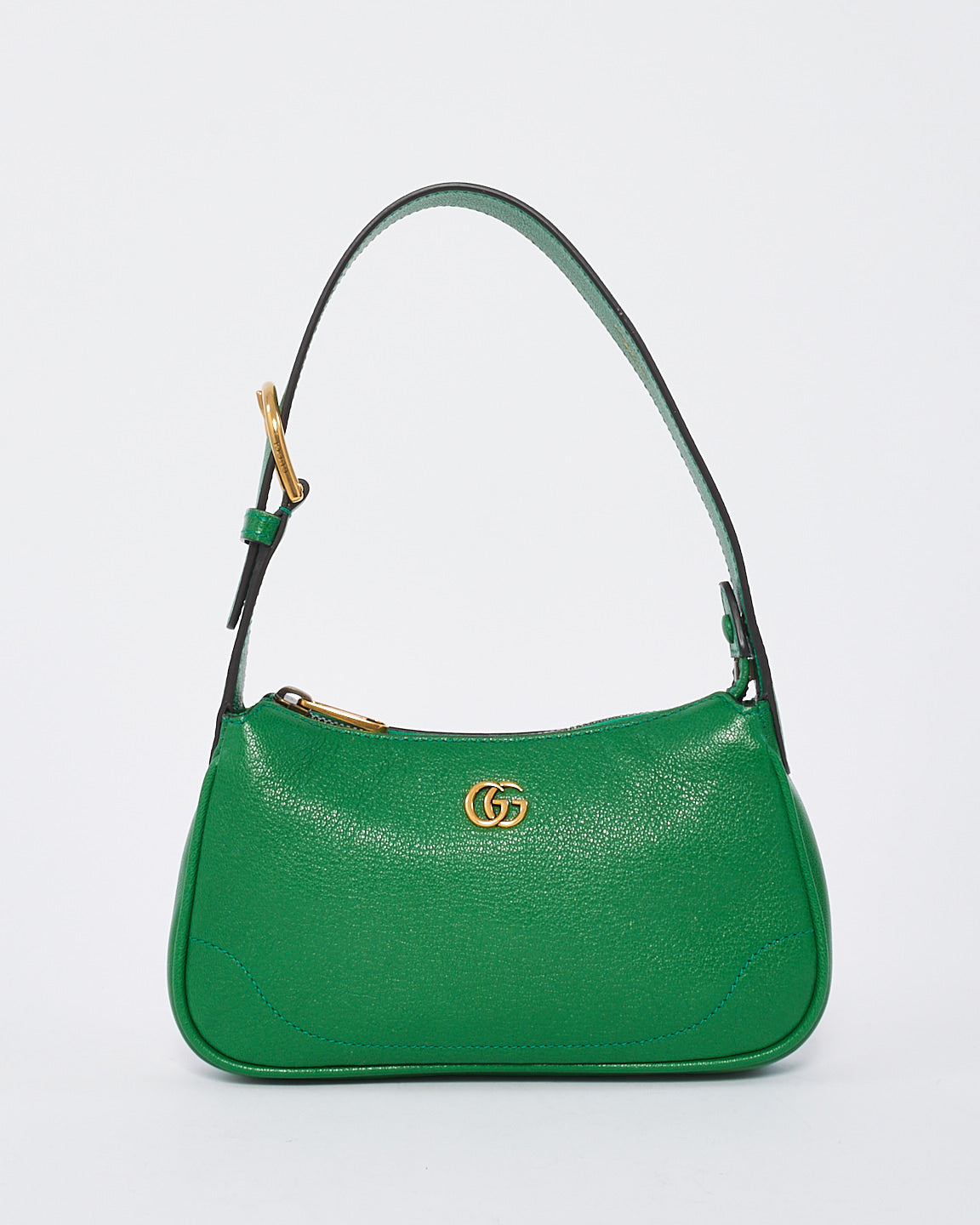 Gucci Green Leather Aphrodite Mini Shoulder Bag