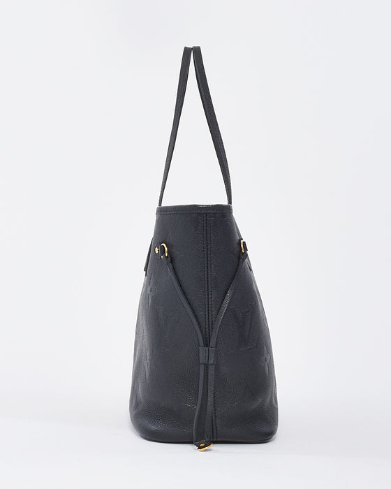 Louis Vuitton Black Monogram Giant Empreinte Leather Neverfull MM Bag Louis  Vuitton