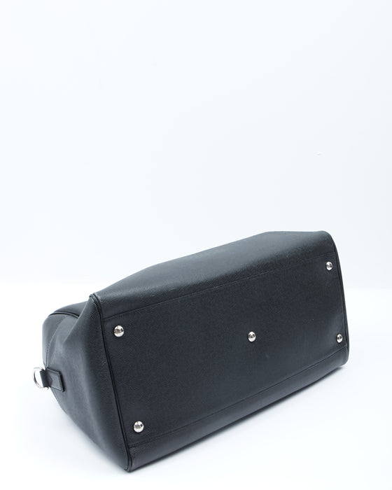 The essential Louis Vuitton Kendall travel bag 48cm in black taiga  leather, ref.434186 - Joli Closet