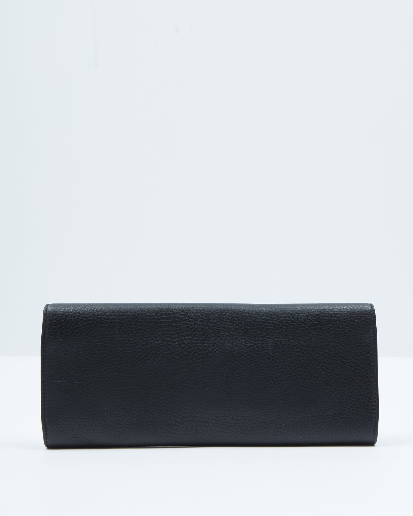 Pochette Romy en cuir grainé noir Gucci