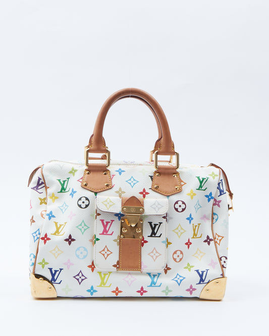 Louis Vuitton Monogramme Multicolore Murakami Toile Speedy 30