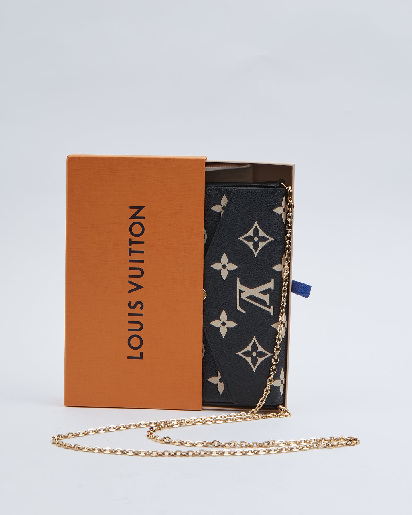 Louis Vuitton Bicolor Empreinte Félicie Pochette Chain Bag