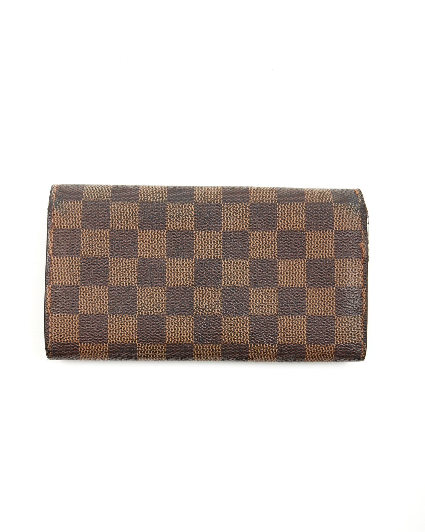 Louis Vuitton Damier Ebene Canvas Sarah Long Wallet