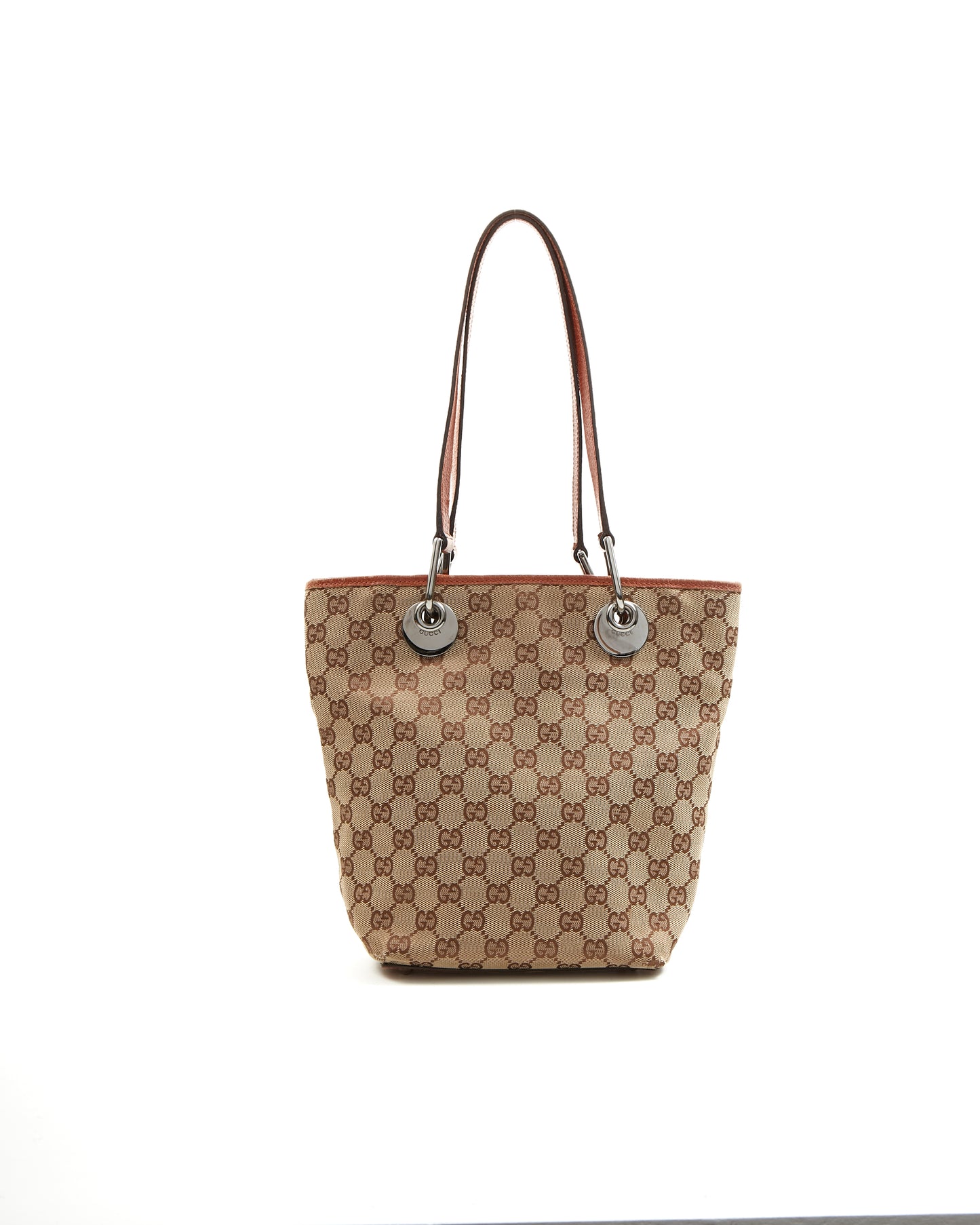 Gucci Beige Monogram Supreme Canvas Mini Tote