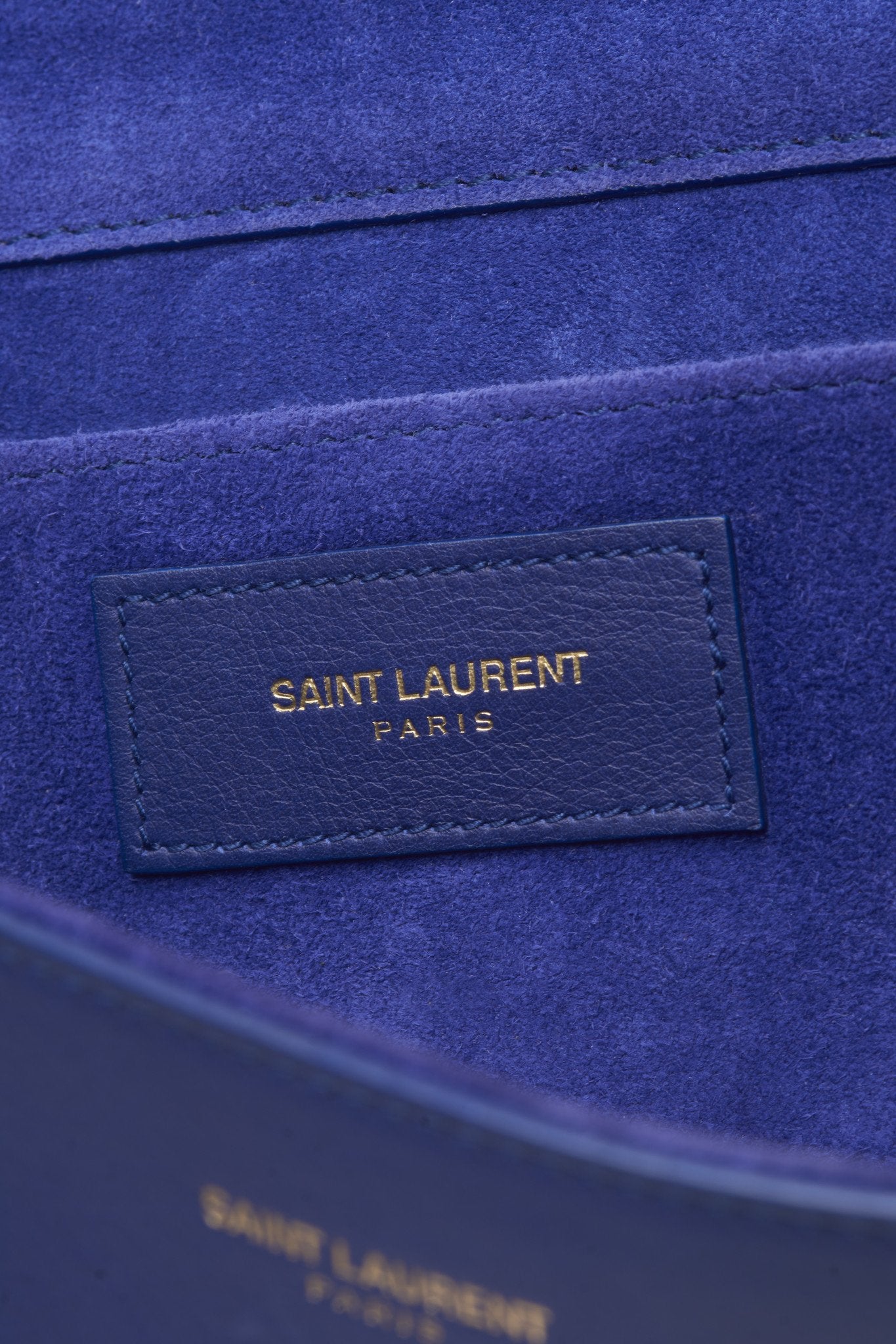 Saint Laurent Royal Blue Y Chyc Clutch