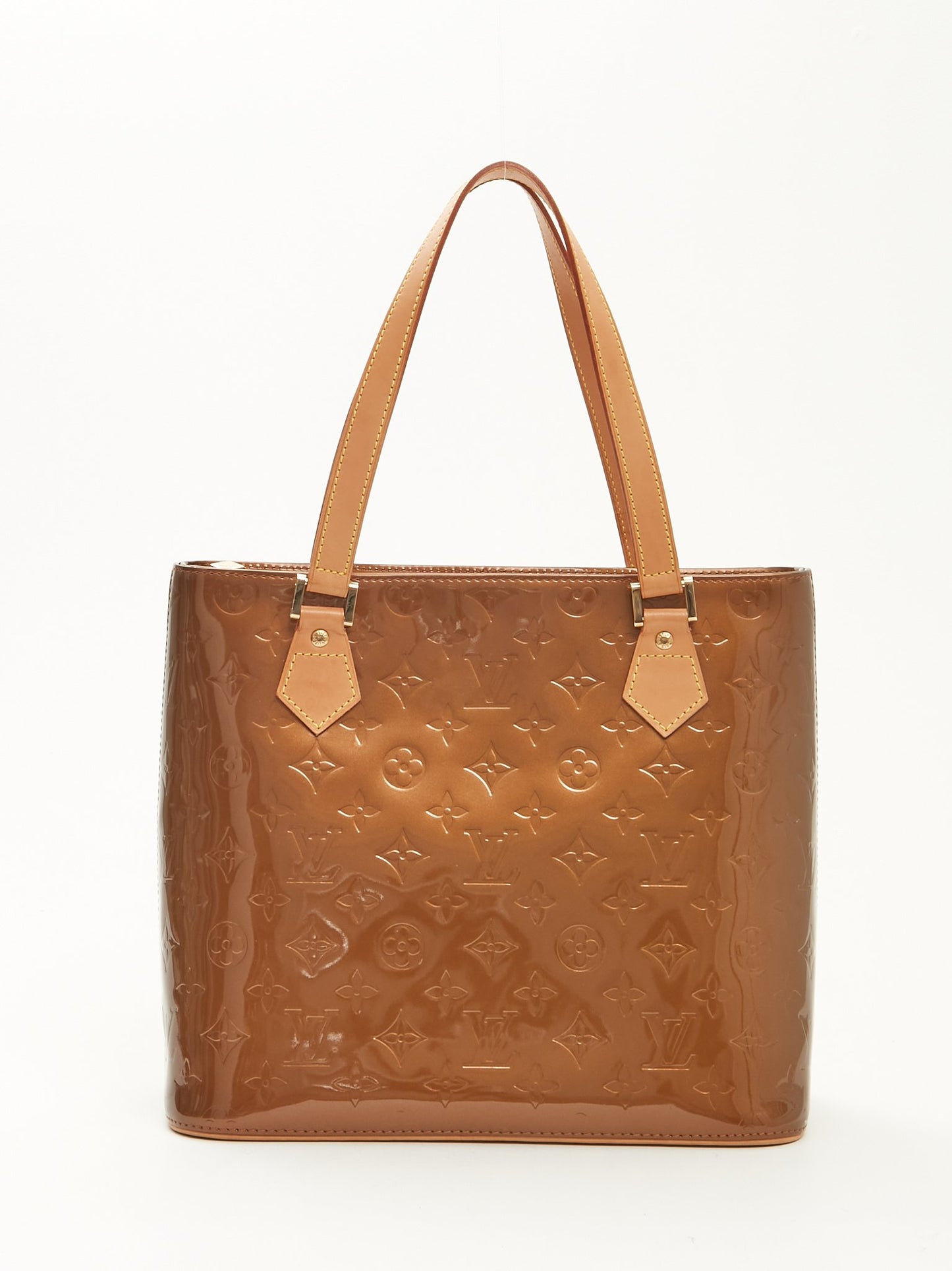 Louis Vuitton Brown Vernis Houston Tote Bag