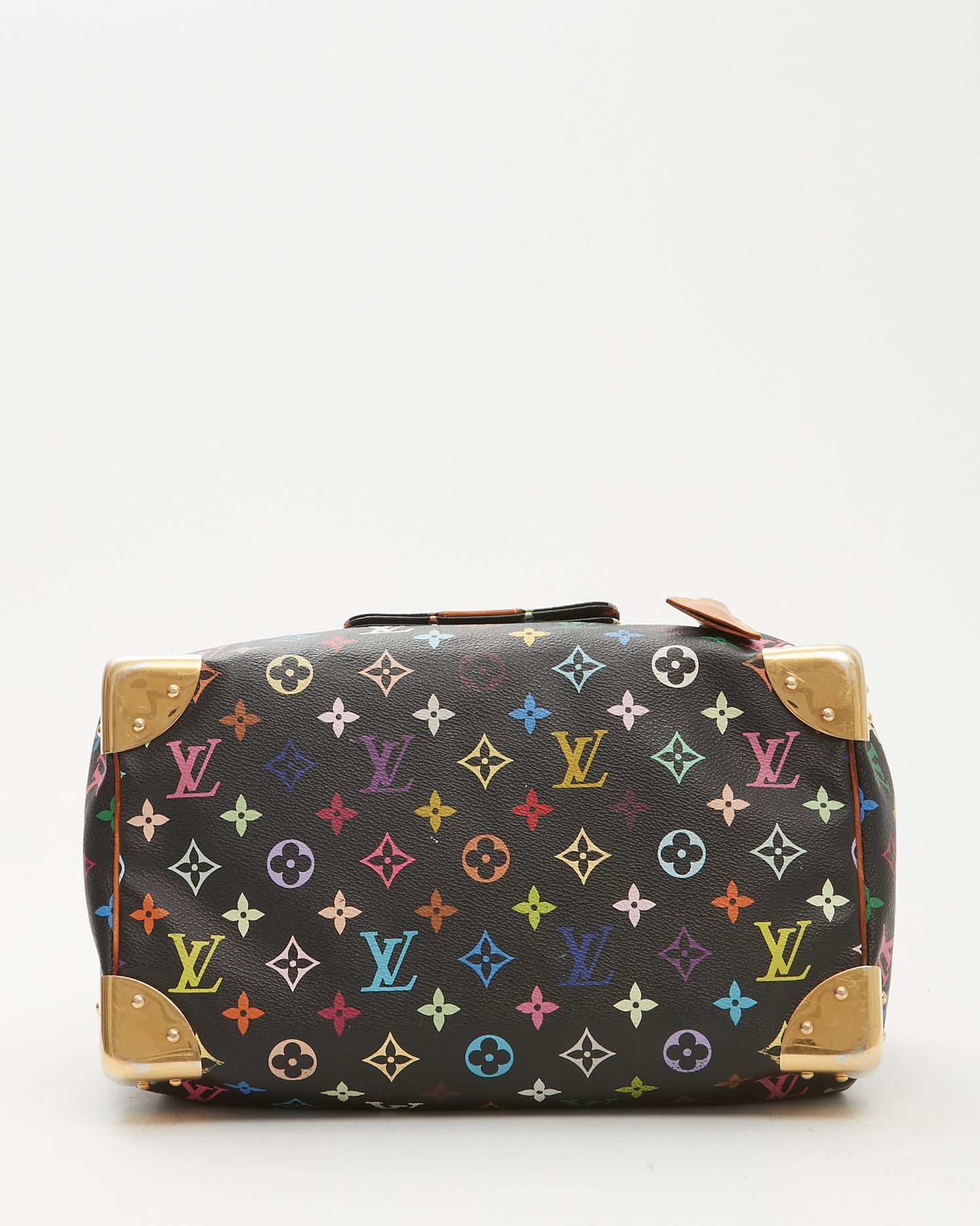 Louis Vuitton Multi Color Monogram Canvas Murakami Black Speedy