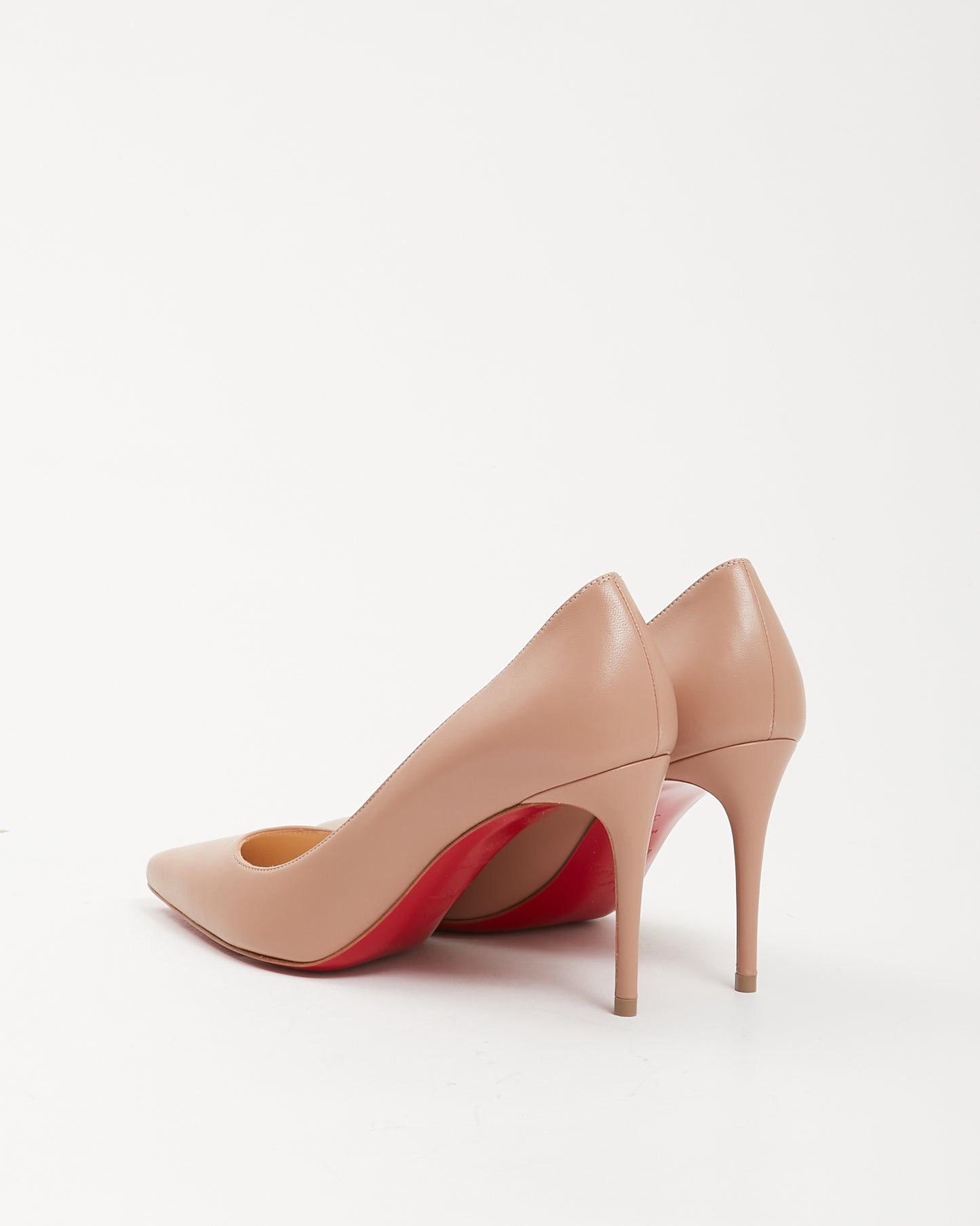 Louboutin Nude Nappa Leather Kate 85 Heel - 36