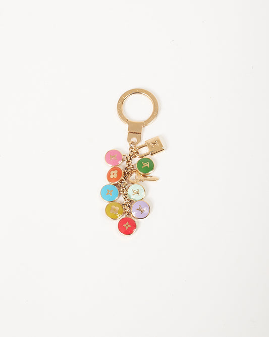 Louis Vuitton Gold Multi Pastilles Key Chain/Bag Charm