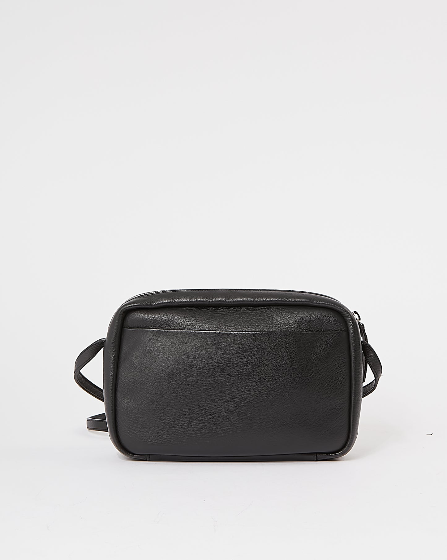 Balenciaga Sac photo Everyday Logo S en cuir noir