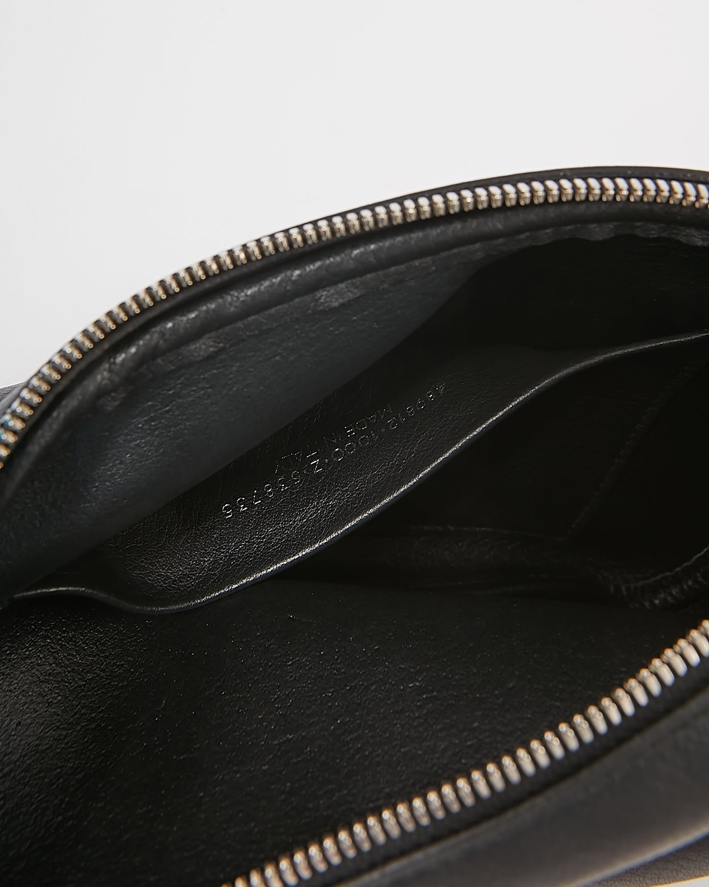 Balenciaga Sac photo Everyday Logo S en cuir noir