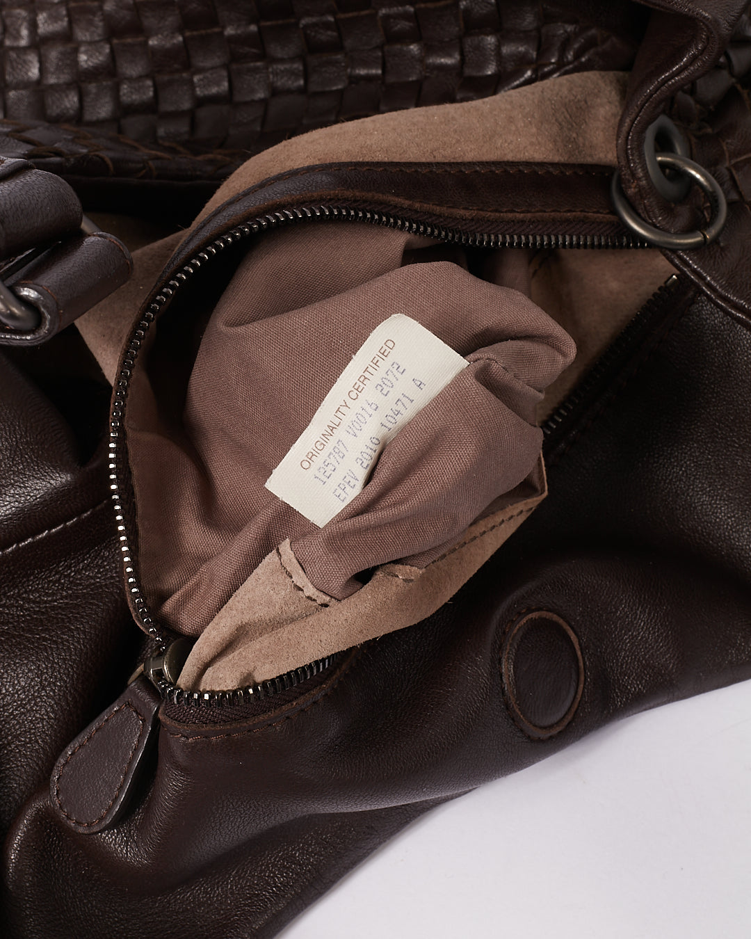 Sac à bandoulière Bottega Veneta marron Intrecciato