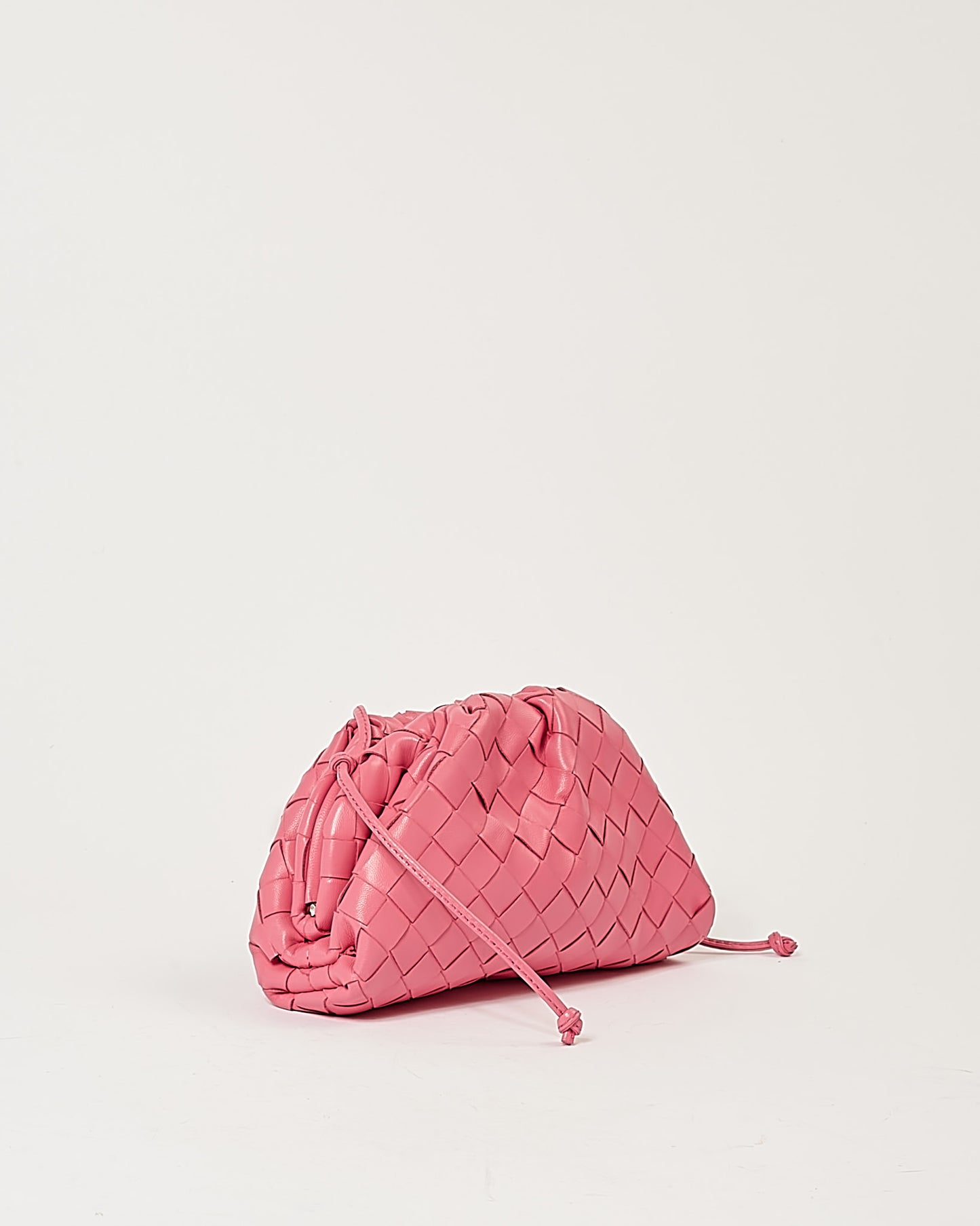 Bottega Veneta Rose Intrecciato Le Mini Sac Pochette