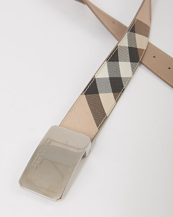 Burberry Haymarket Belt Size 40/100