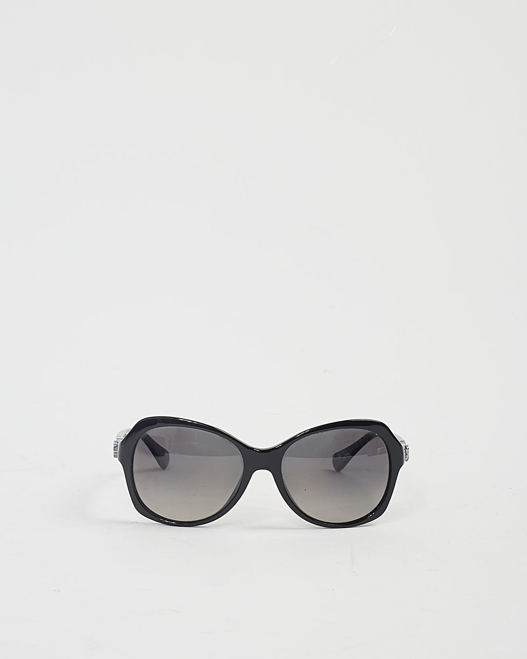 Lunettes de soleil noires avec logo DG Dolce Gabbana