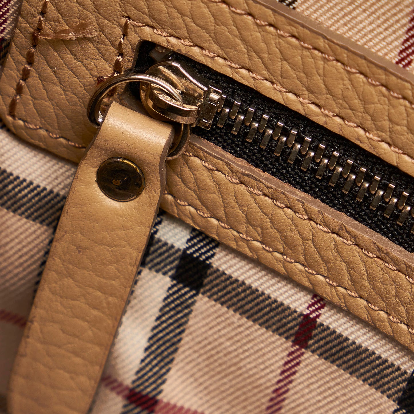 Leather Shoulder Bag-Burberry-Brown-Leather-Runway Catalog