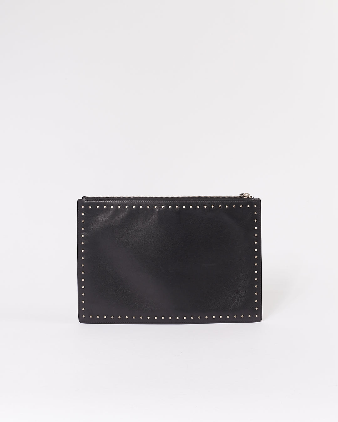 Pochette cloutée en cuir noir Givenchy