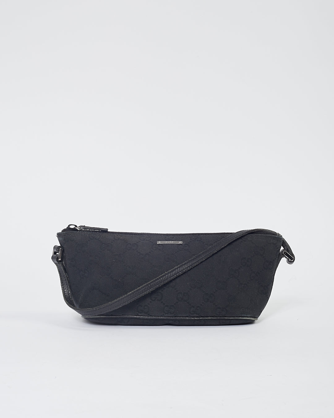 Pochette bateau en toile GG noire Gucci