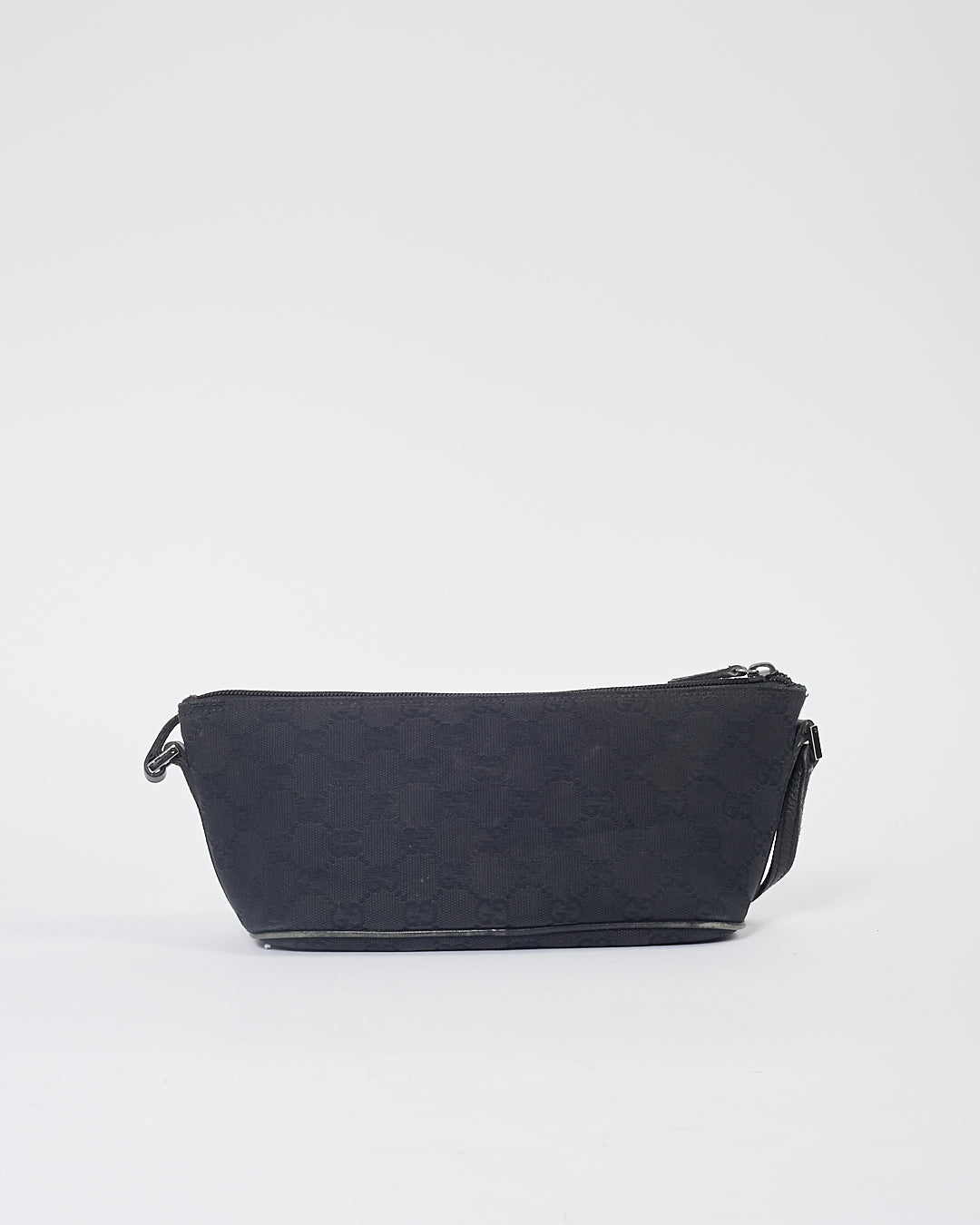 Pochette bateau en toile GG noire Gucci