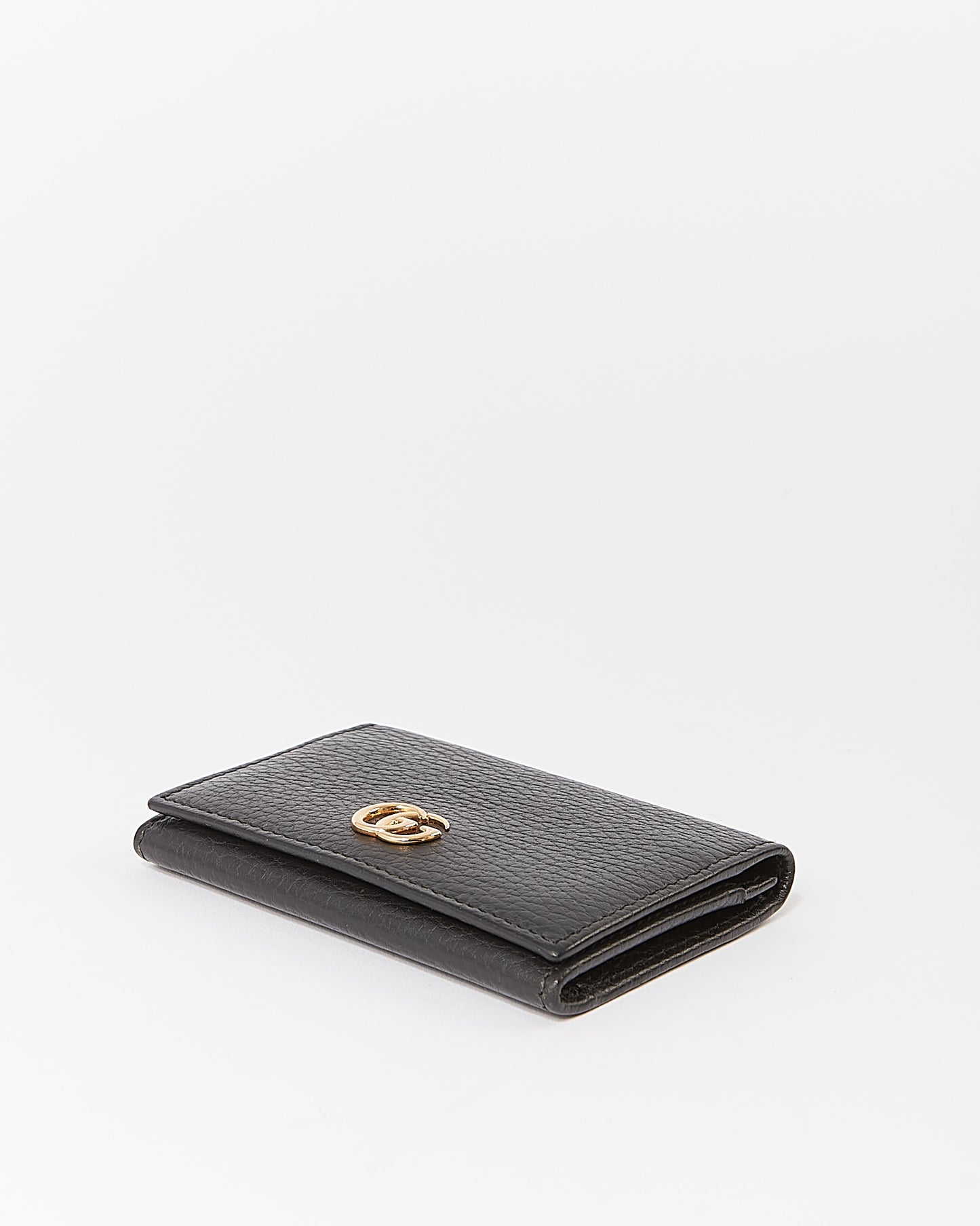 Porte-cartes pliable GG Marmont noir Gucci