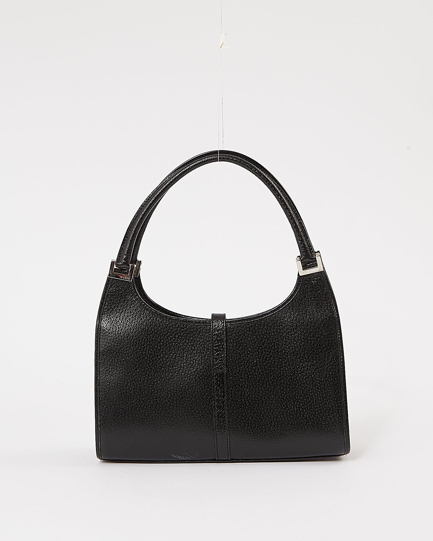 Sac à bandoulière Jackie Bardot en cuir noir Gucci