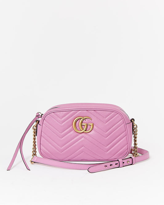 Gucci Petit sac photo Matelasse GG Marmont Chevron violet