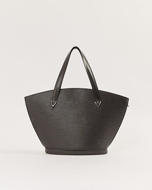 Louis Vuitton Sac cabas St-Jacques en cuir épi noir