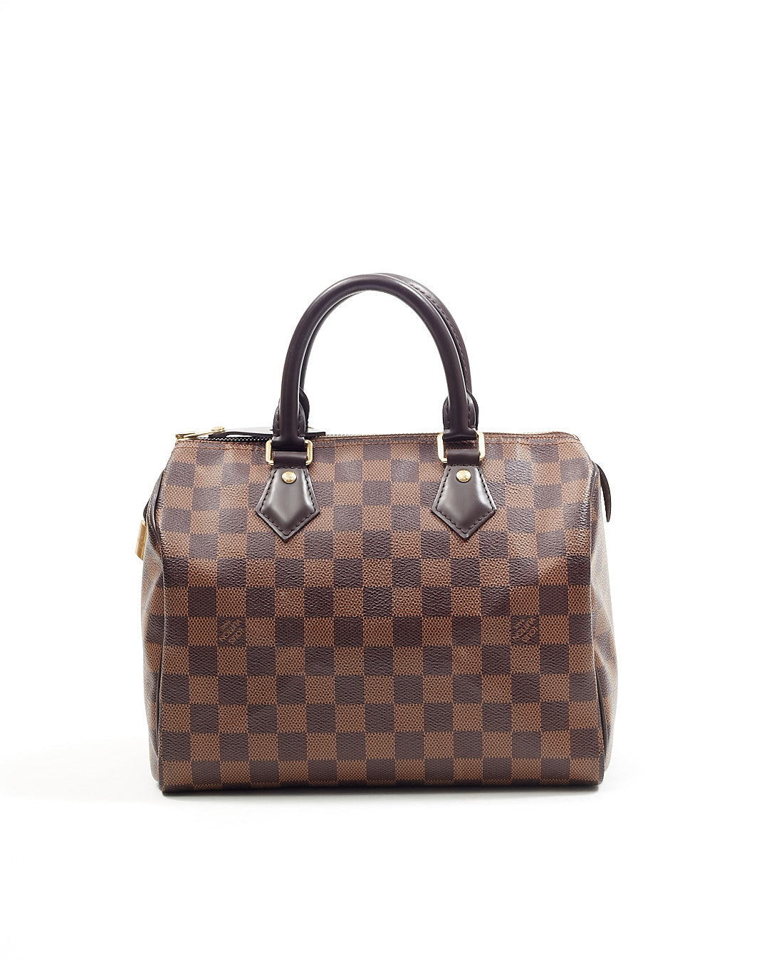 Louis Vuitton Damier Ebene Canvas Speedy 25 Bag