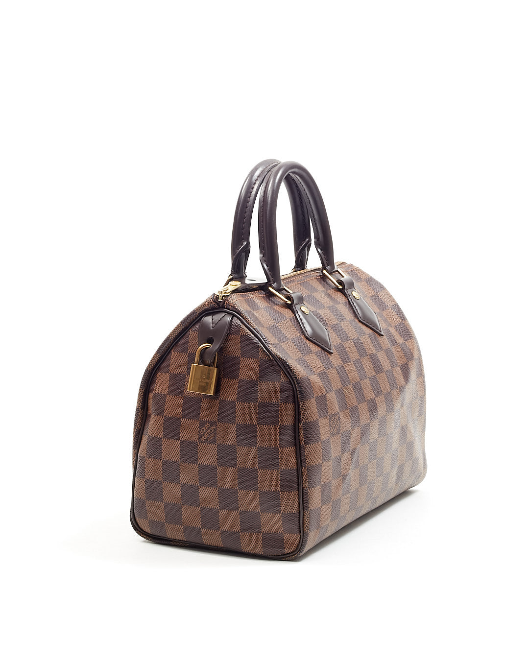 Louis Vuitton Damier Ebene Canvas Speedy 25 Bag