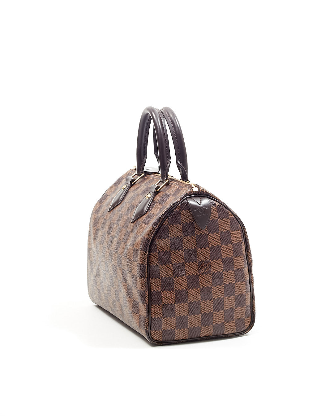 Louis Vuitton Damier Ebene Canvas Speedy 25 Bag