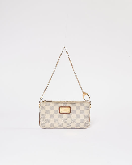 Louis Vuitton Damier Azur Canvas Pochette Chain Bag