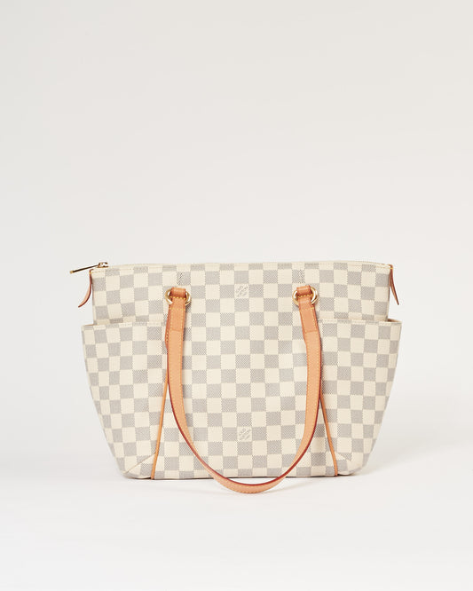 Louis Vuitton Damier Azur Canvas Totally PM Tote Bag