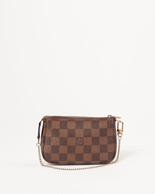 Louis Vuitton Damier Ebene Canvas Mini Pochette Accesoires