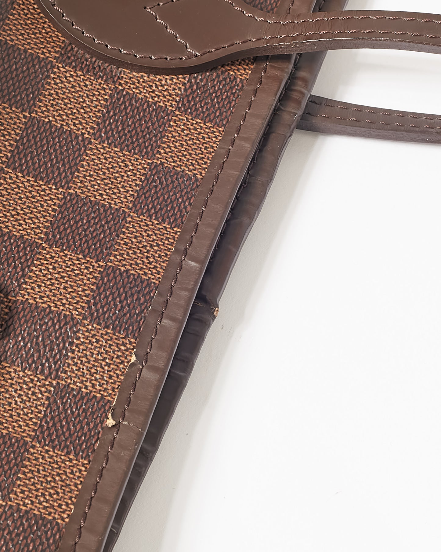 Louis Vuitton Damier Ebene Canvas Neverfull GM Tote Bag NO POUCH