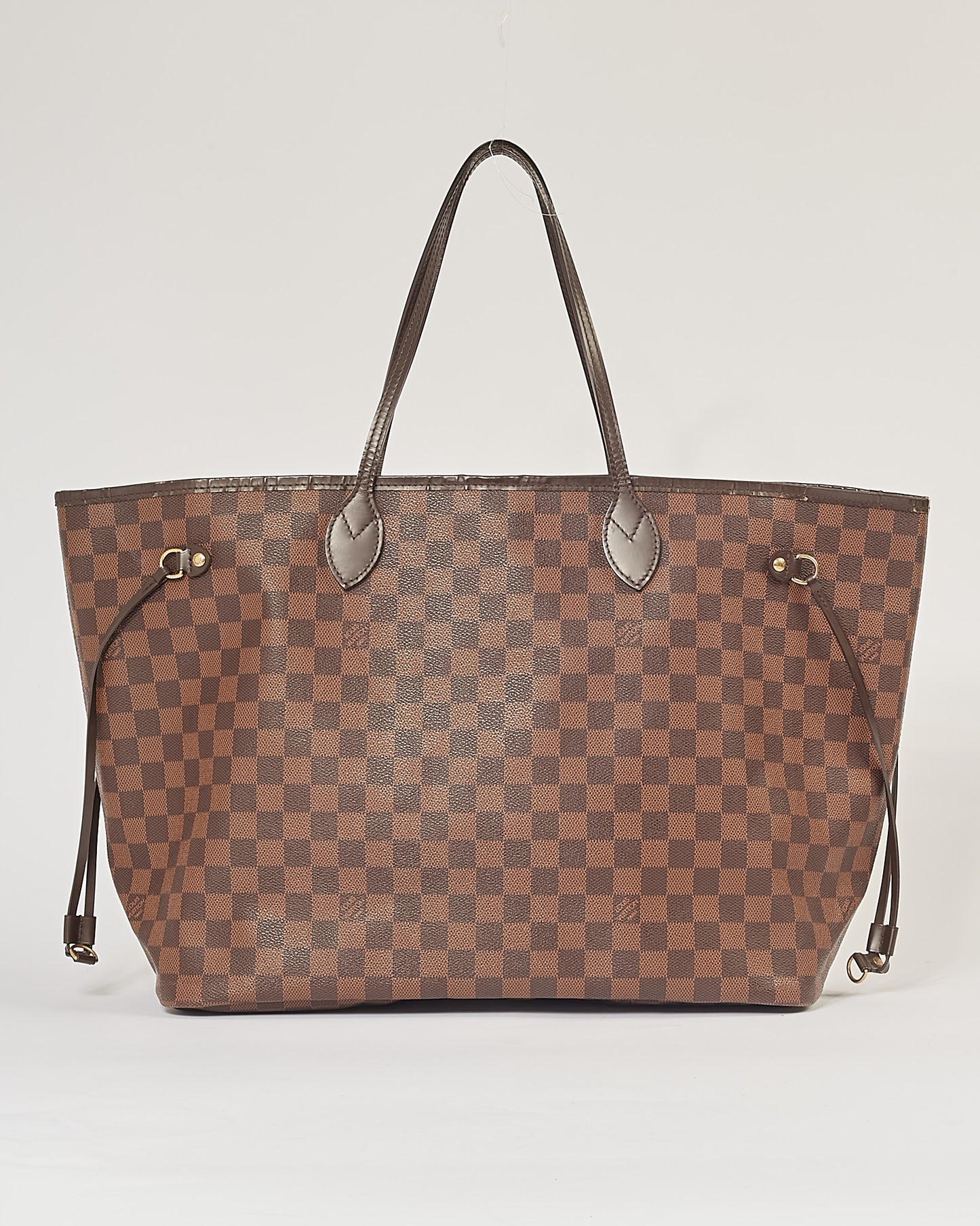 Louis Vuitton Damier Ebene Canvas Neverfull GM Tote Bag NO POUCH