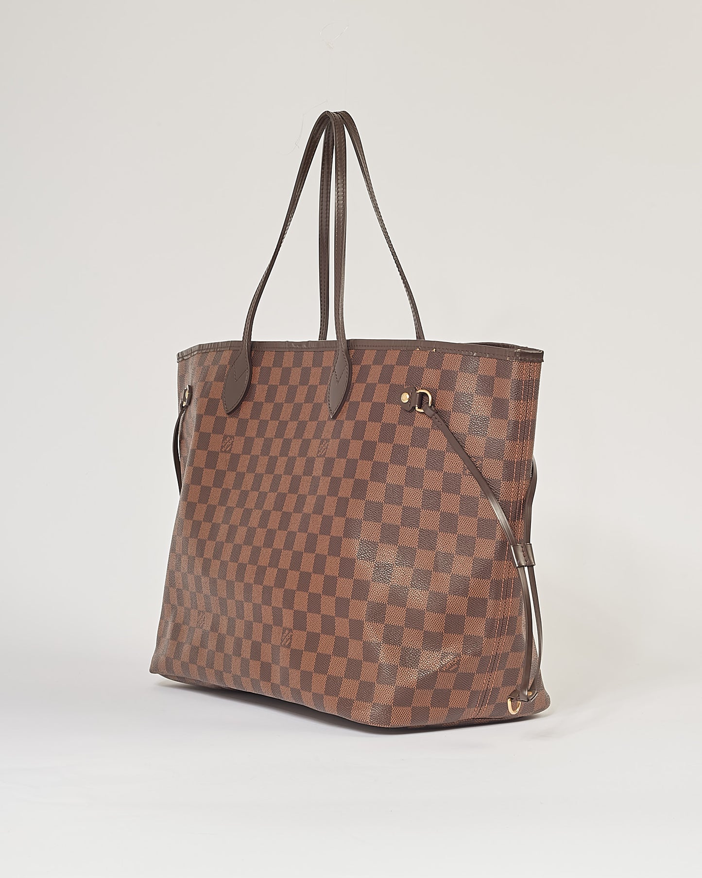 Louis Vuitton Damier Ebene Canvas Neverfull GM Tote Bag NO POUCH