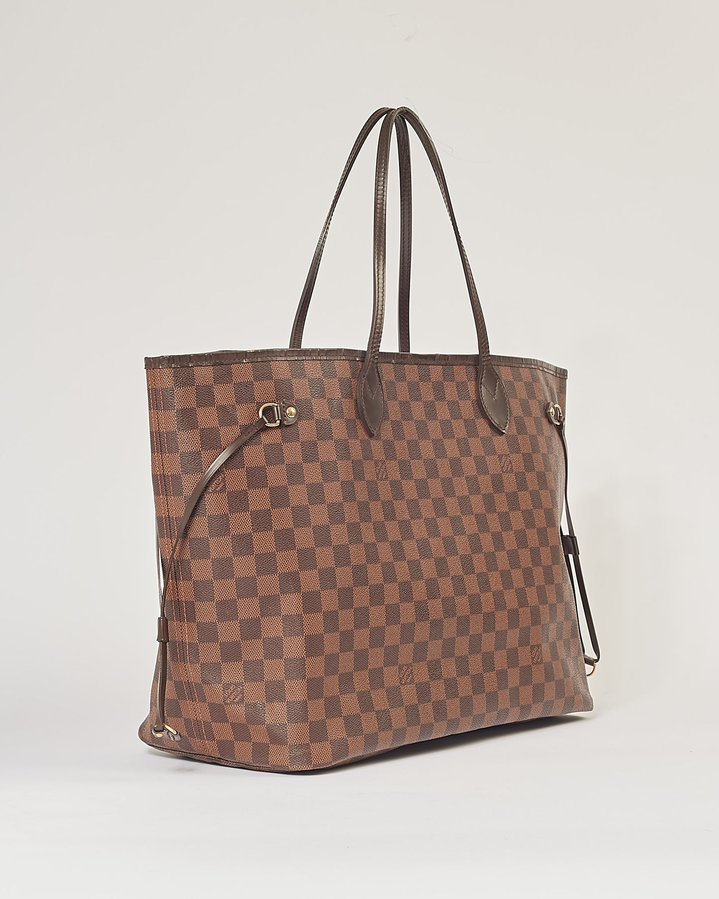 Louis Vuitton Damier Ebene Canvas Neverfull GM Tote Bag NO POUCH