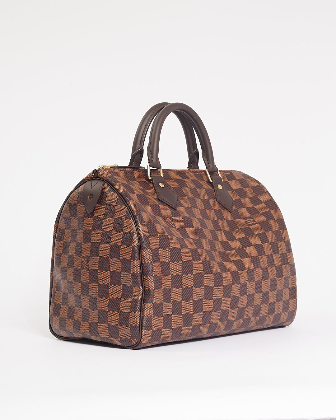 Louis Vuitton Damier Ebene Canvas Speedy 30 Bag