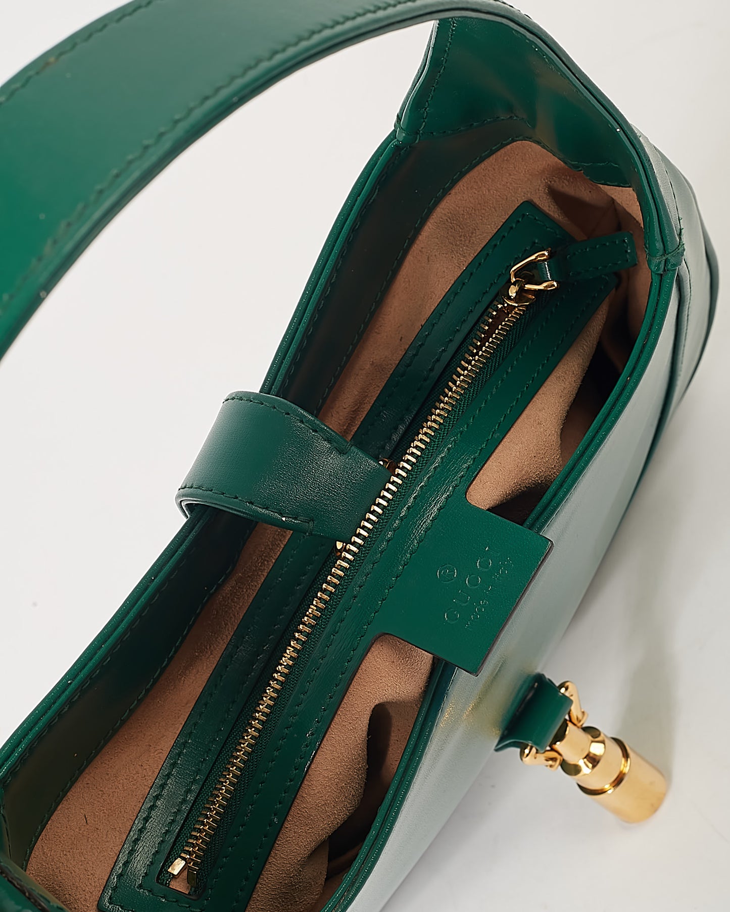 Petit sac Hobo 1961 Jackie en cuir vert Gucci