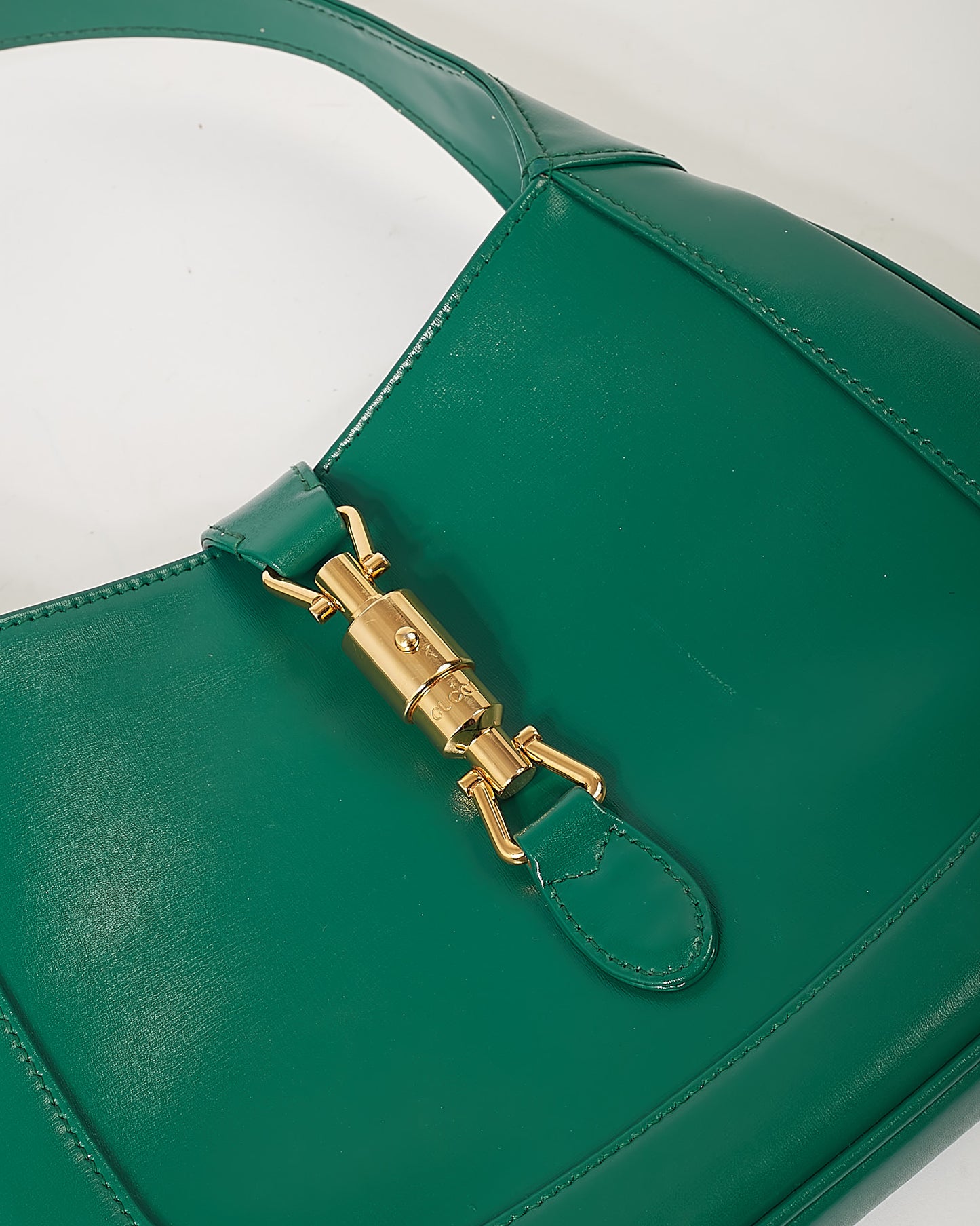 Petit sac Hobo 1961 Jackie en cuir vert Gucci