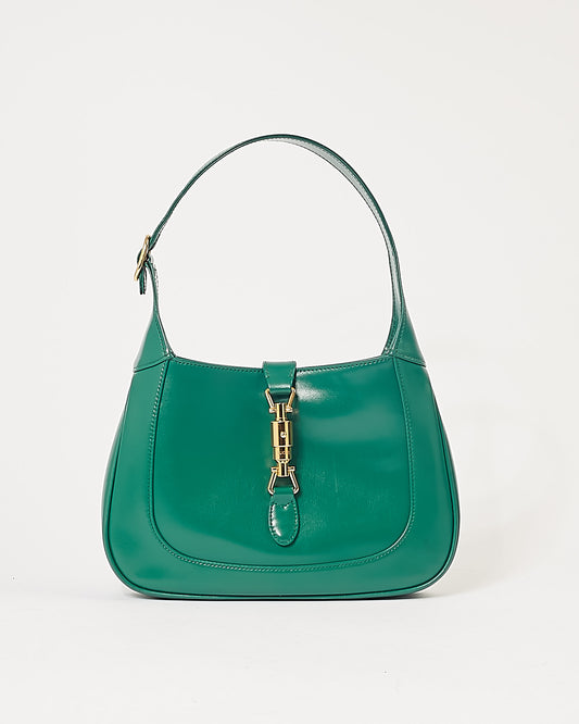 Gucci Green Leather 1961 Jackie Small Hobo Bag