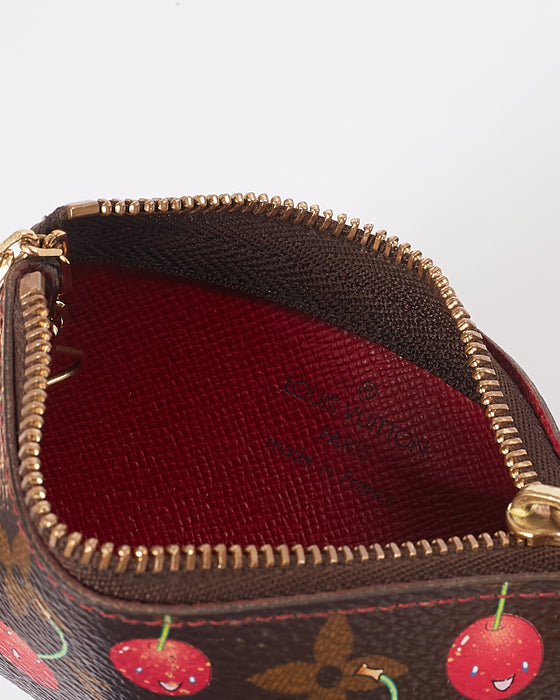 Louis Vuitton Key Pouch Cerises Cherry Monogram Brown/Red in