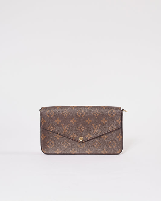 Louis Vuitton Monogram Canvas Pochette Felicie Portefeuille SANS CHAÎNE 