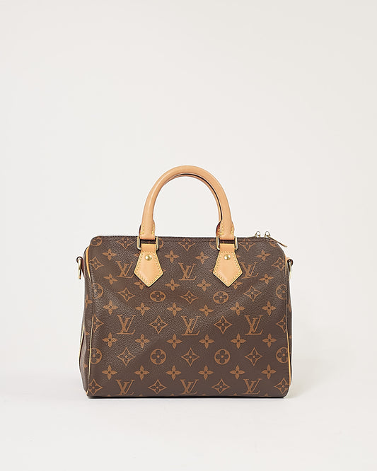 Louis Vuitton Monogram Canvas Speedy 25 Bandouliere Bag