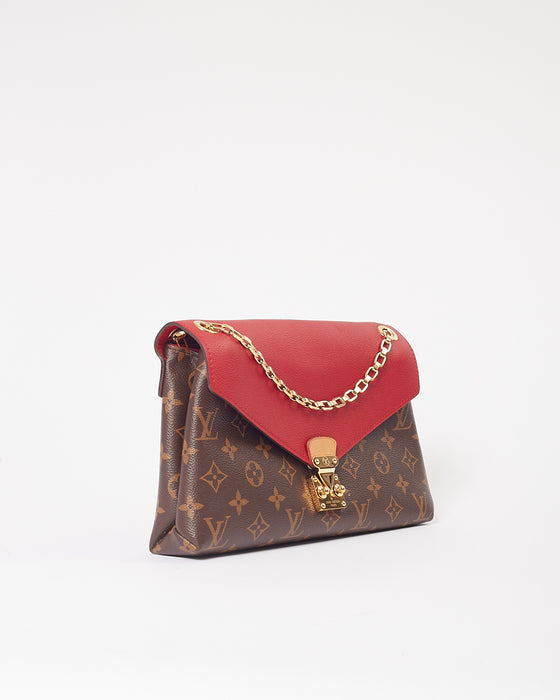 Louis Vuitton Pallas Chain Monogram Canvas Shoulder Bag