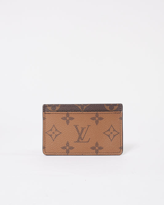 Porte-cartes en toile monogramme inversé Louis Vuitton