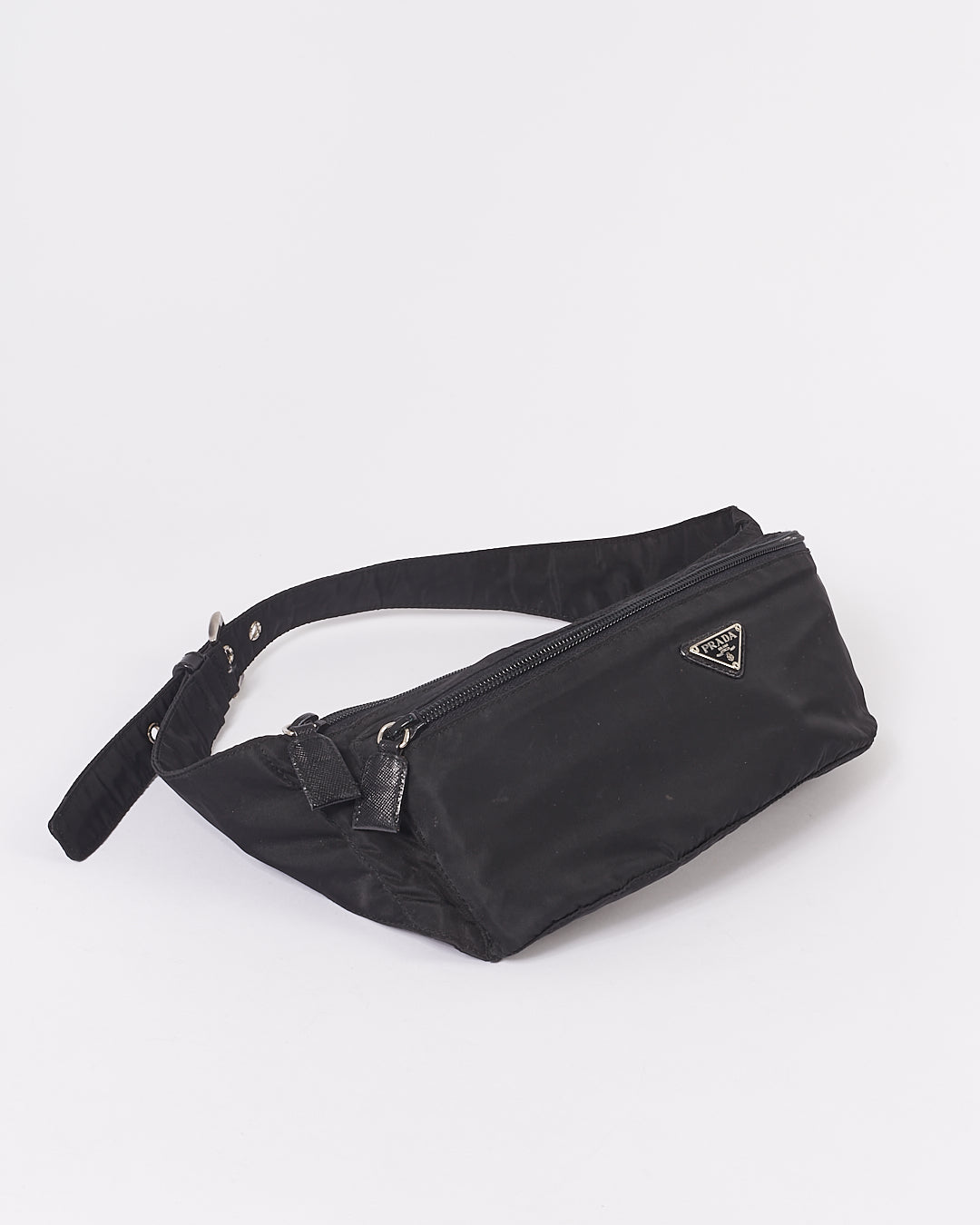 Sac ceinture Prada en nylon noir Tessuto