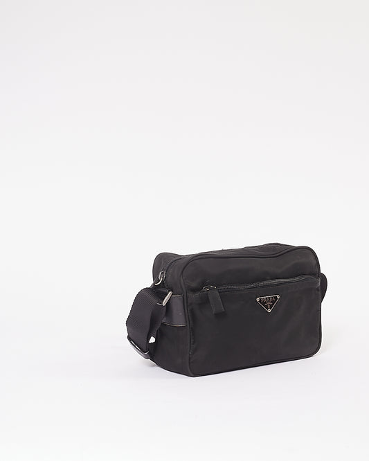 Prada Black Nylon Tessuto Camera Bag