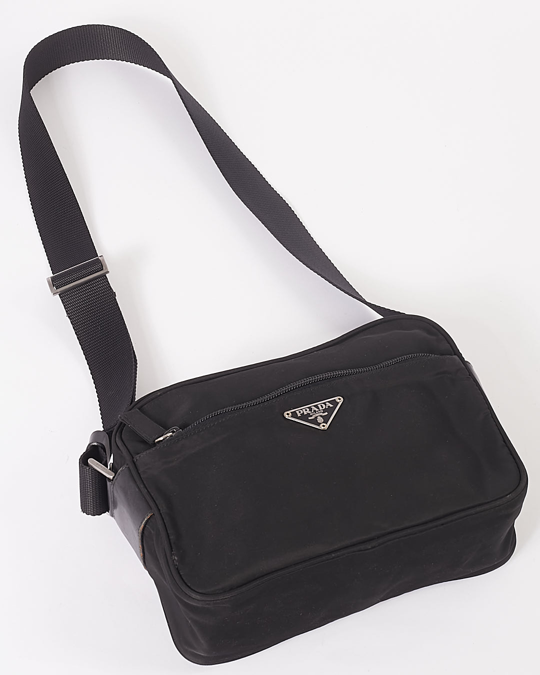 Sac photo Prada Tessuto en nylon noir